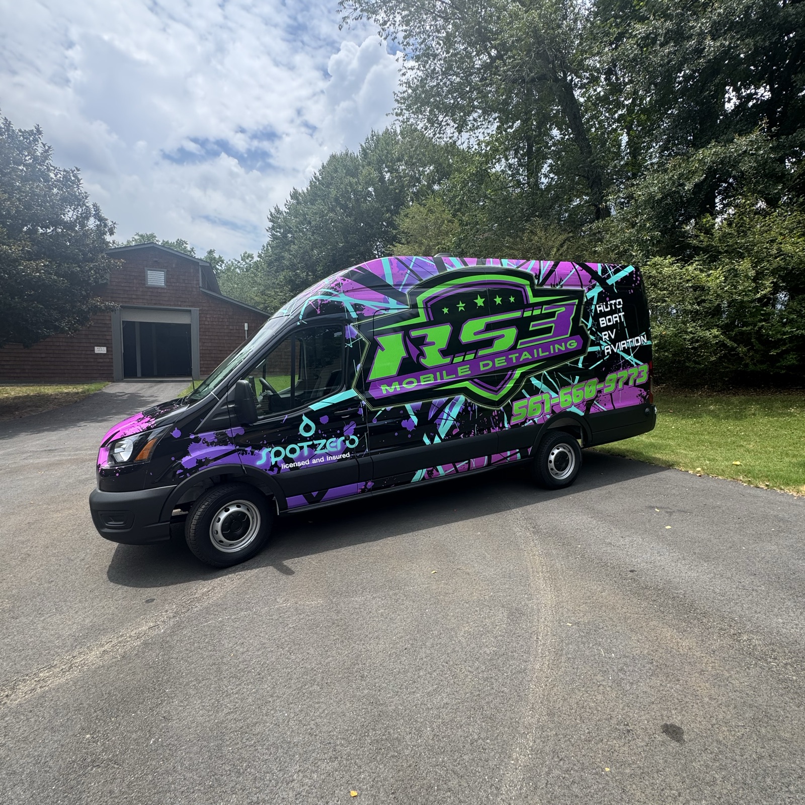 The RS3 Mobile Detailing van