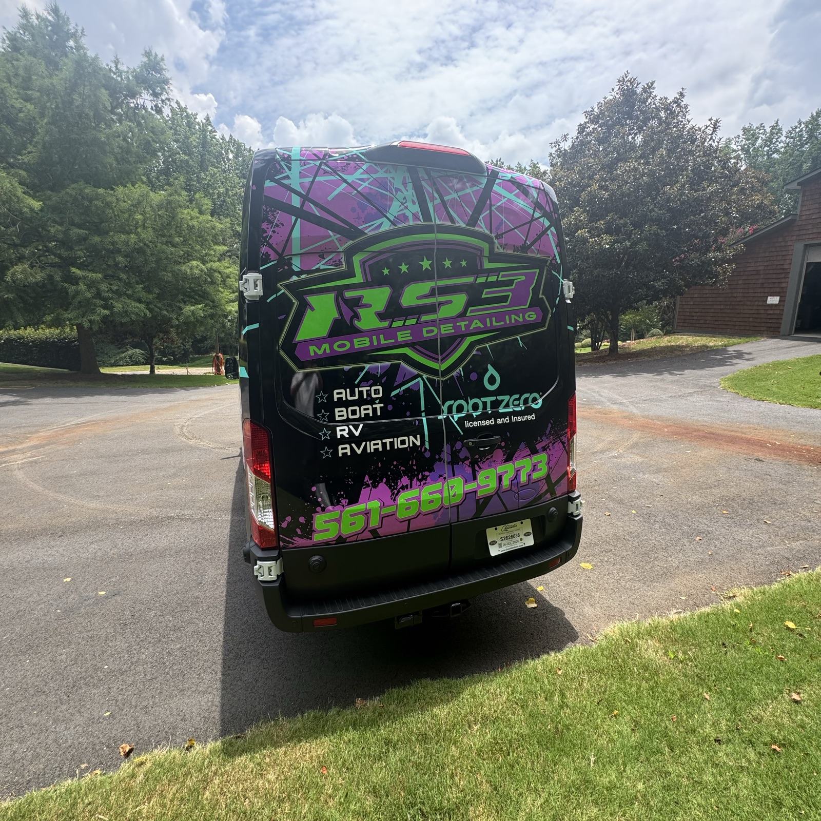 RS3 wrap, rear